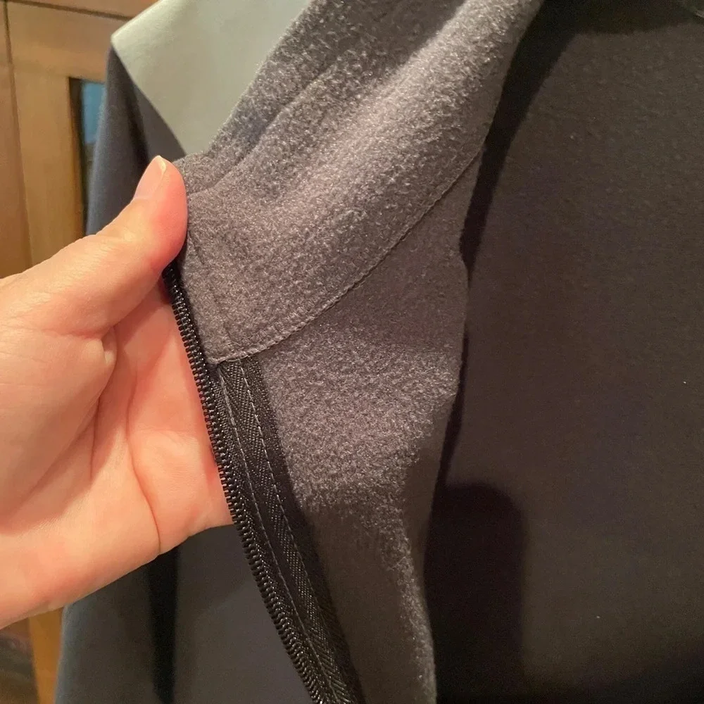 Solaris men’s 1/4 zip fleece-lined pullover SZ XL gray